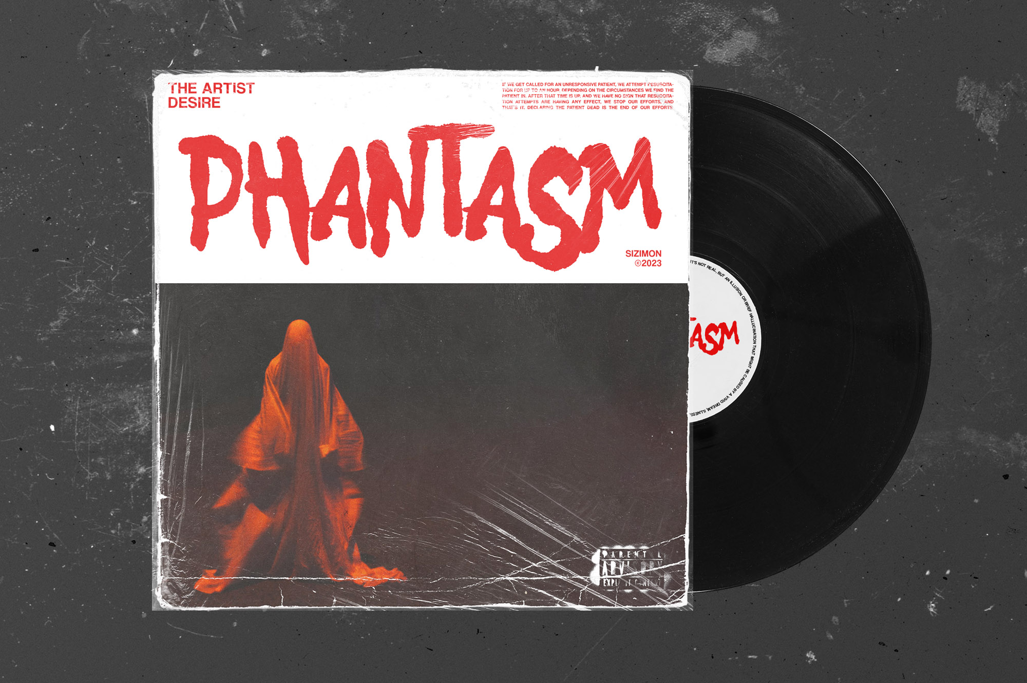 vinyl cover using Blowing sound font by sizimon
